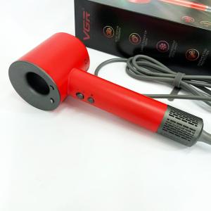 Фен професійний VGR V-445 RED, 3 рівні обдування, 4 рівні температури, 1600Вт