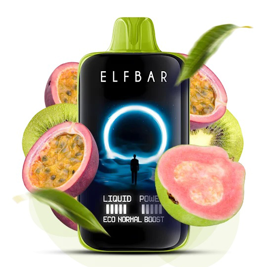 Elf Bar Moon Night 40000. Ківі Маракуя Гуава (Kiwi Passion Fruit Guava)