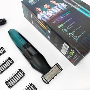 Бритва-триммер для стрижки бороди та вусів VGR V-339 GREEN