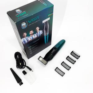 Бритва-триммер для стрижки бороди та вусів VGR V-339 GREEN