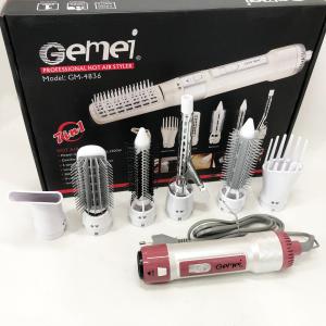 Фен для волосся стайлер з насадками Gemei GM-4836 7 в 1, Фен-стайлер з різними насадками