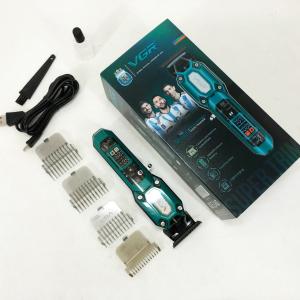 Акумуляторна машинка для стрижки VGR V-900 з дисплеєм, бездротова для стрижки волосся
