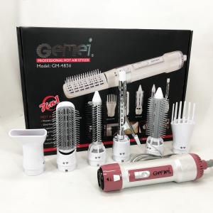 Фен для волосся стайлер з насадками Gemei GM-4836 7 в 1, Фен-стайлер з різними насадками