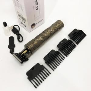 Машинка для стрижки волосся Vintage T9-1 BRONZE 4 насадки