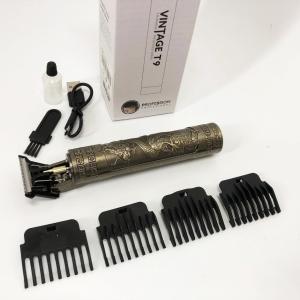 Машинка для стрижки волосся Vintage T9-1 BRONZE 4 насадки