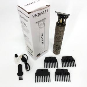 Машинка для стрижки волосся Vintage T9-1 BRONZE 4 насадки