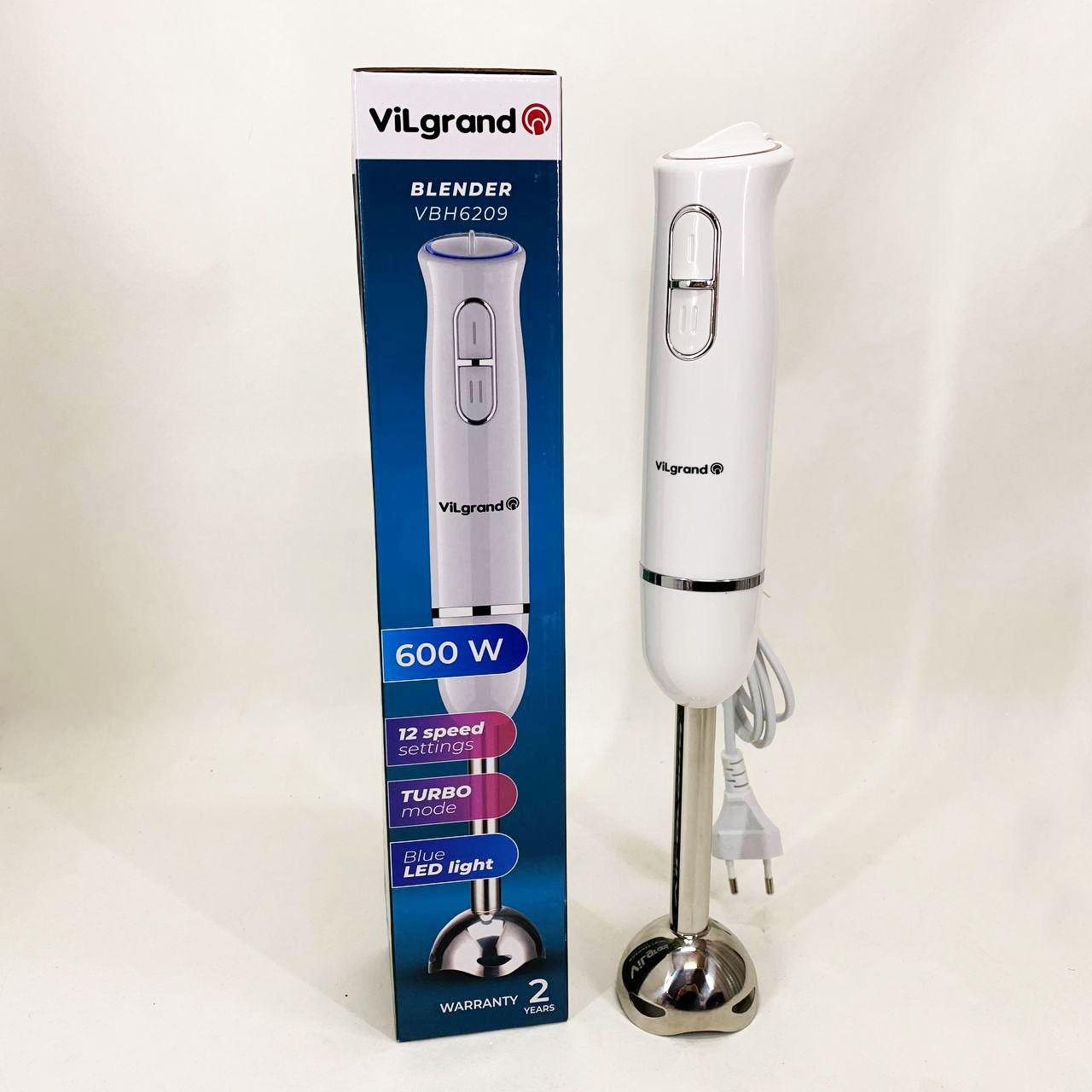 Блендер ViLgrand VBH6209 600Вт White