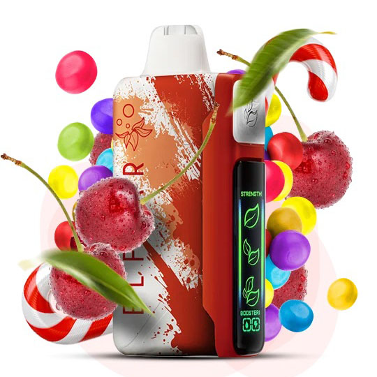 Elf Bar Nic King 30000. Кисла Вишня Цукерки (Sour Cherry Candy)
