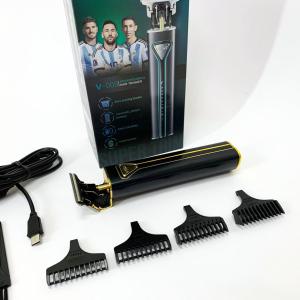 Професійна акумуляторна машинка для стрижки VGR V-009 тример для бороди та вусів. Колір: золотий
