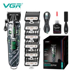 Акумуляторна машинка для стрижки VGR V-279 GREEN