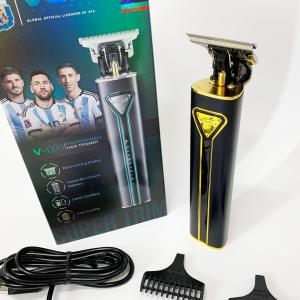 Професійна акумуляторна машинка для стрижки VGR V-009 тример для бороди та вусів. Колір: золотий