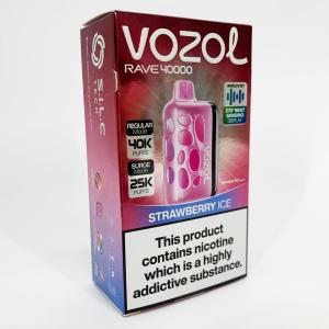 Vozol Rave 40000. Полуниця (Strawberry Ice)