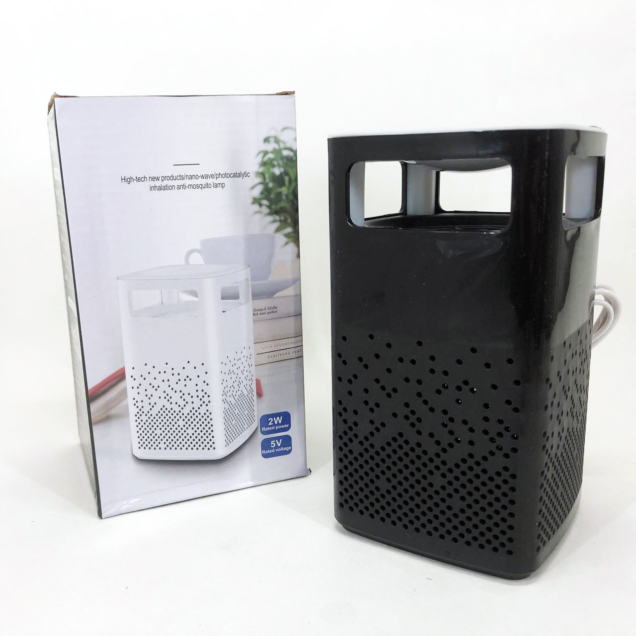 Лампа від комарів USB Bug Zapper Fly. Колір: чорний