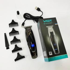 Машинка для стрижки волосся VGR V-070 Тример акумуляторний з USB та індикатором зарядки