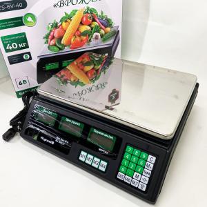 Ваги торговельні ViLgrand VES-6V-40 40 кг з калькулятором та акумулятором