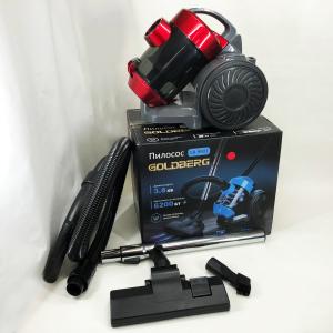 Пилосос вакуумний з контейнером для збирання пилу на 3 л GOLDBERG GB-9903 6200 Вт Потужний. Колір: червоний