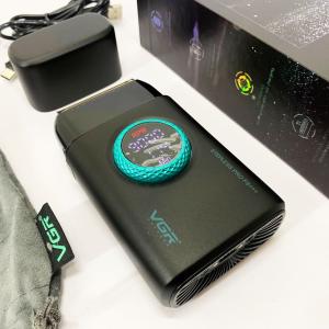 Електробритва VGR V-378 BLACK шейвер, подвійне лезо, регулювання потужності 7000-9000 RPM. Колір: чорний