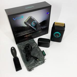 Електробритва VGR V-378 BLACK шейвер, подвійне лезо, регулювання потужності 7000-9000 RPM. Колір: чорний