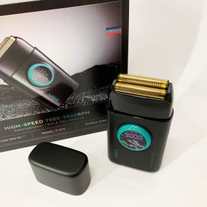 Електробритва VGR V-378 BLACK шейвер, подвійне лезо, регулювання потужності 7000-9000 RPM. Колір: чорний