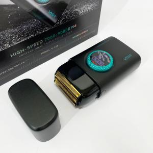 Електробритва VGR V-378 BLACK шейвер, подвійне лезо, регулювання потужності 7000-9000 RPM. Колір: чорний