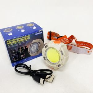 Ліхтар налобний CY-2026-B-COB+2LED(red)+2LED(blue)