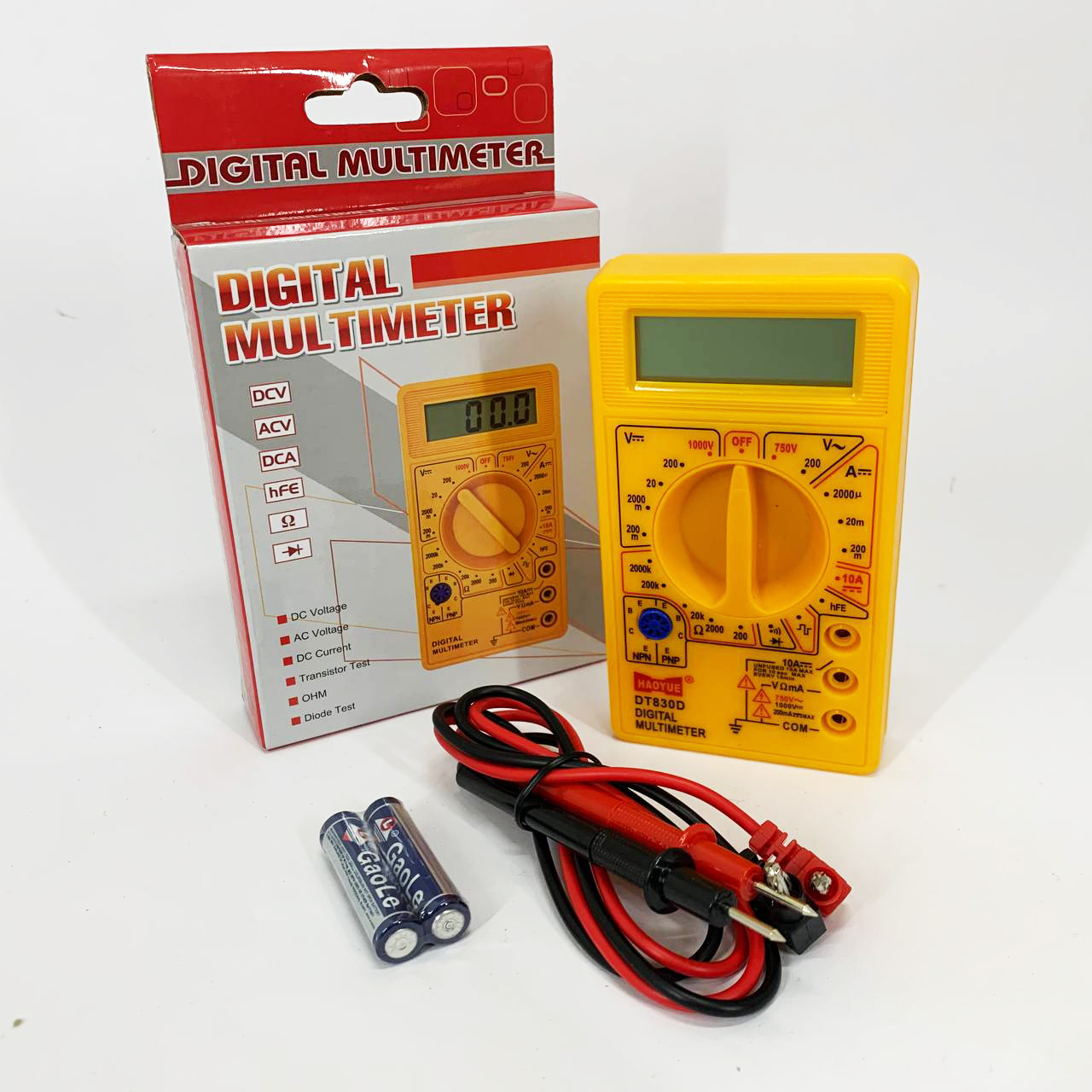 Мультиметр HAOYUE DT830D yellow