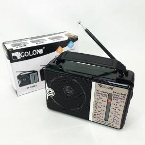 Радіоприймач портативне радіо Golon RX-606 від мережі та на батарейках приймач ретро колонка fm акустична