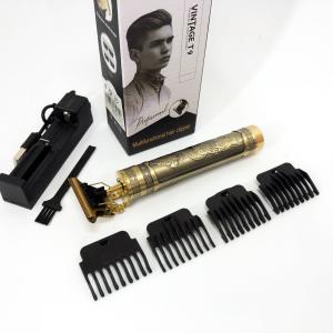 Машинка триммер для стрижки волосся та бороди Vintage T9-3, 4 насадки