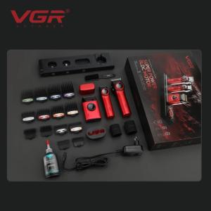 Професійний набір для барберів VGR Stepless Pro 3 in 1 RED