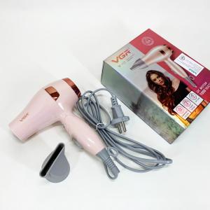 Фен для волосся дорожній VGR V-432 PINK, з концентратором 1000Вт, іонізація та 2 режими Pink