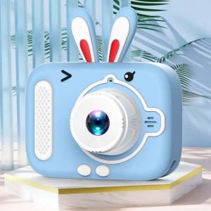 Дитячий цифровий фотоапарат X900 Rabbit Колір: блакитний