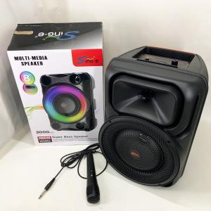 Портативна караоке колонка SPS 8147 Bluetooth 20W з мікрофоном та RGB-підсвічуванням