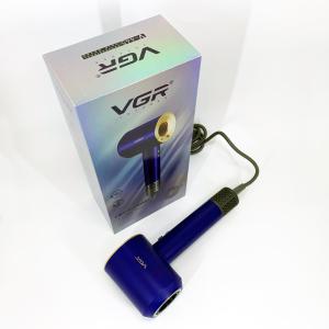 Фен професійний VGR V-445 BLUE, 3 рівні обдування, 4 рівні температури 1600Вт