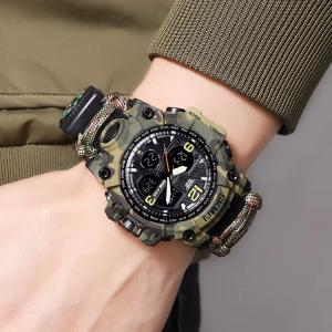 Годинник наручний чоловічий SKMEI 1155BCMGN PARACORD
