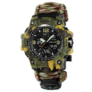 Годинник наручний чоловічий SKMEI 1155BCMGN PARACORD