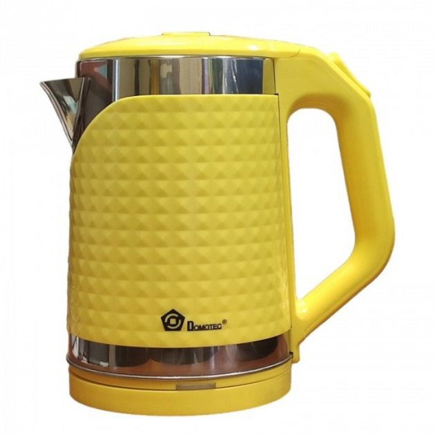 Електрочайник Domotec MS-5027 2000 Вт. Колір: жовтий