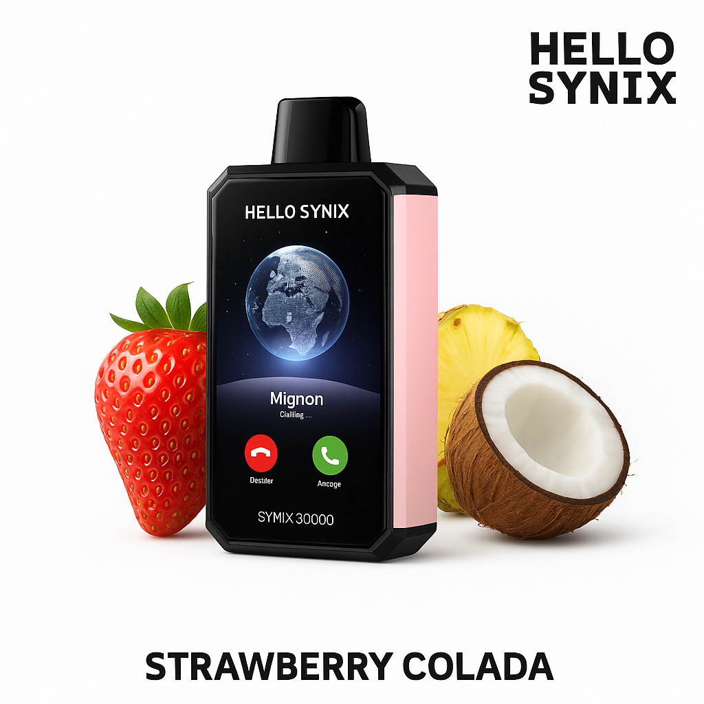 Hello Synix 30000. Полунична Колада (Strawberry Colada)