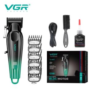 Акумуляторна машинка для стрижки VGR V-662 Колір: зелений