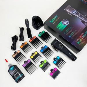 Акумуляторна машинка для стрижки VGR V-880C. Колір: чорний
