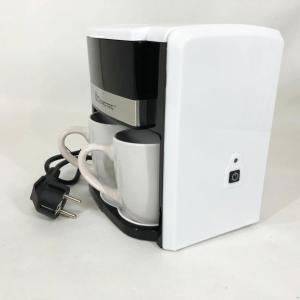 Кавоварка Domotec MS-0706 з двома чашками в наборі біла, Кавоварки для домашнього користування