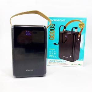 Зовнішній акумулятор повербанк BOROFONE BJ32 power bank 80000mAh швидка зарядка 22.5W