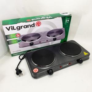 Настільна плита електрична ViLgrand VHP152F 2000Вт Gray