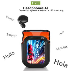 Бездротові навушники HTC NE20 AI з функцією переведення в режимі реального часу