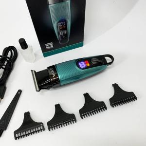 Машинка для стрижки волосся VGR V-975 тример для бороди та вусів. Колір: зелений