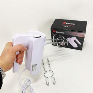 Ручний міксер Domotec R.6653W кухонний міксер із насадками 5 швидкостей 800 Вт білий