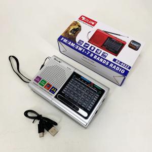 Портативна стовпчик радіо MP3 USB Golon RX-6622. Колір: срібний