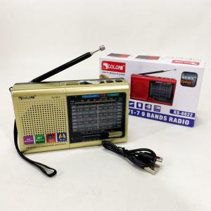Портативна стовпчик радіо MP3 USB Golon RX-6622. Колір: золотий