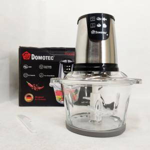 Універсальний подрібнювач кухонний DOMOTEC MS-7009B чоппер зі скляною чашею 2л 250 Вт