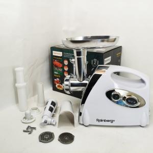 М'ясорубка Rainberg RB-675 3800Вт із соковижималкою, електрична з насадками для шатківниці White