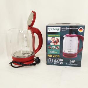 Електрочайник Rainberg RB-2218 3200 Вт 2л Red